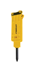 Jentera Pembinaan Batu Batu Batu Hammer Hydraulic Rock Breaker Untuk Penggali 3ton 12ton 18ton 20ton 30ton Digg
